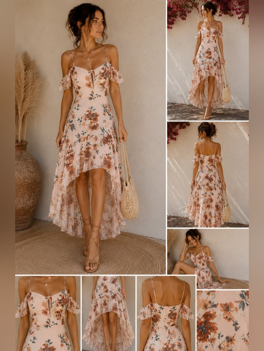 American Rag Size Small High-Low Floral Dress